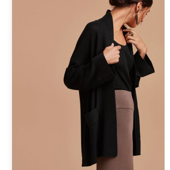 Aritzia Wilfred Copernic Sweater Dark Grey XS